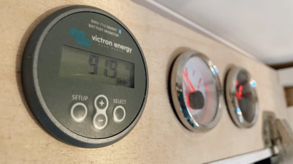Victron battery monitor and water meters