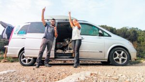 Tania & Pablo Patas Travelling Van Buddies